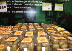 Gold kiwi fruit from Chile.
