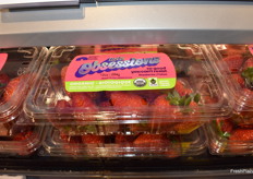Organic, greenhouse grown strawberries from Nature Fresh Farms.
