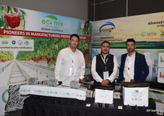 Yassine Bensaid, Anas Cherrradi and Mohcine Cherradi from Ecomix, an Australian producer of soil substrates