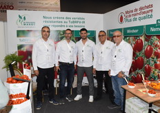 The exhibiting team of Hi-Tech seeds, a subsidiary of Hazera