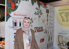 Guedira Maryem from Gdiragri, a Moroccan company supplying agricultural inputs