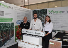 Abdelali El Bakir, Saida Bamchati and Javier Canovas from Pelemix, suppliers of coir substrates