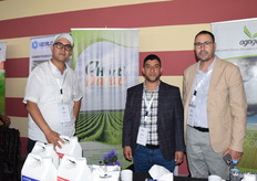 Lahcen Ait Bakrim, Aziz Maidine and Aziz Oullouich from Horti Daraa, supplier of zero residue biostimulants