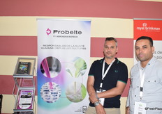 Abdelhak Habib and Pablo Lopez from Probelte, supplier of pesticides, bio-pesticides and bio-stimulants